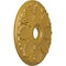 Ekena Millwork Milan Ceiling Medallion (Fits Canopies up to 4 5/8"), 24 1/2"OD x 3 1/2"ID x 1"P, Iridescent Gold CM24MIIGS - alternate 5